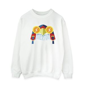 DC Comics - "DC League Of Super-Pets Merton" Sweatshirt für Herren BI21865 (XL) (Weiß)