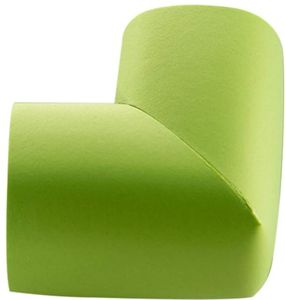 EWANTO 20er Tisch Sicherheits Eckenschutz aus Schaumstoff Grün Selbstklebendes Kissen, Kantenschutz mit Kleber Stoßschutz Kindersicherung