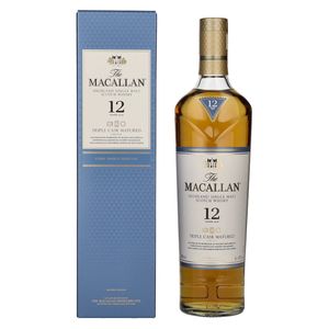 The Macallan 12 Jahre Triple Cask Matured Highland Single Malt Scotch Whisky in Geschenkpackung | 40 % vol | 0,7 l