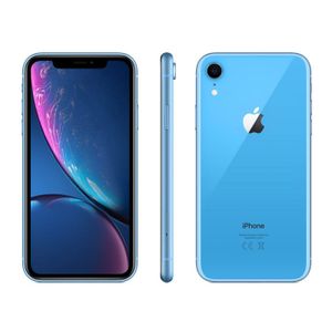 Apple iPhone XR 128GB Dual-SIM Blau [15,5cm (6,1") LCD Display, iOS 12, 12MP Hauptkamera, FaceID]
