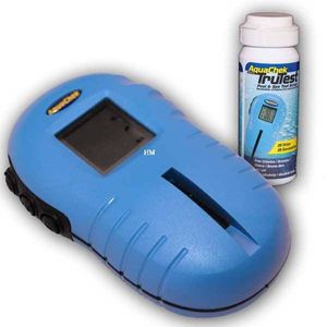AquaChek TruTest Reader | digitaler Wassertester Teststreifenlesegerät inklusiv 25 Teststreifen