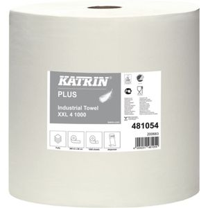 Putzpapier Katrin Plus XXL 4 L380xB360ca.mm hochweiß 4-lagig ELOS Putzpapier Katrin Plus XXL 4 L380xB360ca.mm hochweiß 4-lagig ELOS