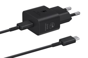 Ładowarka Sieciowa Gan Samsung Ep-T2510Xbegeu 25W Sfc Z Kablem Usb-C - Czarna