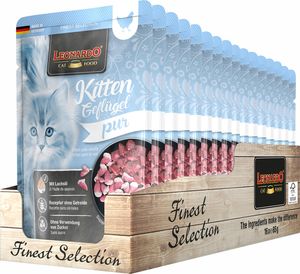 LEONARDO Kitten Geflügel mit Lachsöl 16x 85g