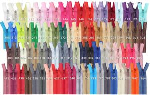 1 Reißverschluss spiral verdeckt, 40cm, unteilbar, Naht verdeckt, Farbe:101 weiß