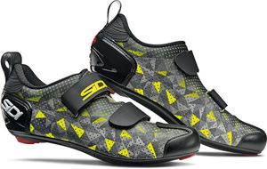 SIDI T-5 Air Carbon Rennrad-Schuh, Farbe:grey/yellow/black, Größe:43