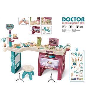 360Home Kinder Spielzeug Arzt Medizin Spielzeug für Arztpraxen【66085】