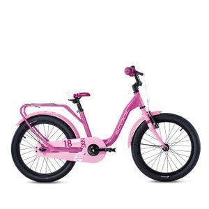 S'COOL niXe Kinderfahrrad | 18 Zoll Fahrrad für Kinder und Jugendliche | Fahrrad für Mädchen mit ergonomischer Sitzposition | Kinderfahrrad mit hochwertigen Komponenten
