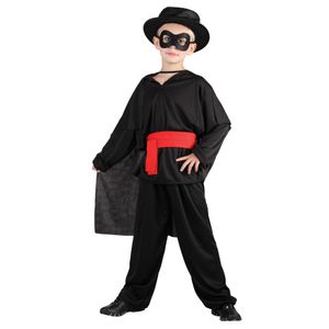 Bristol Novelty Detský / chlapčenský kostým Bandit BN192 (M) (čierna/červená)