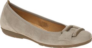 Gabor 74.166 Ballerinas - Damen Halbschuhe - Slipper grau NEU