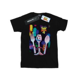 Disney - "Toy Story 4 Forky Poster" T-Shirt für Jungen BI51504 (128) (Schwarz)