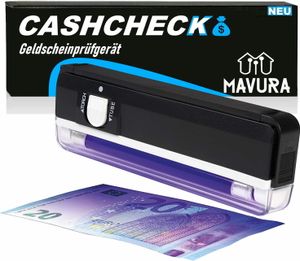 CASHCHECK Geldtester Geldprüfer Handgerät UV-Lampe Geldscheinprüfer