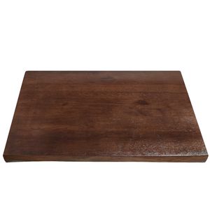 Holz Waschtischplatte 50 cm für Aufsatzbecken Waschtischkonsole massiv Holz Waschtisch Eiche WENGE Neu