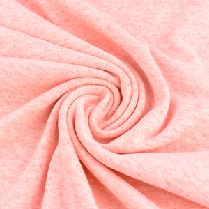 Strickschlauch Bündchenstoff fein rosa meliert 37cm Breite