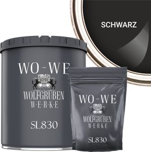 Pickup Beschichtung 2k Laderaumbeschichtung Ladeflächen Lack Set SL830 Schwarz - 1Kg