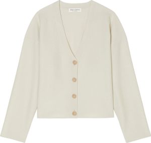 Cardigan, longsleeve, v-neck 173 stony sand Größe M