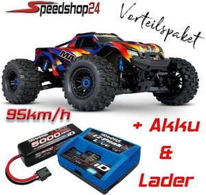 Traxxas MAXX Wide 1:10 RTR VXL 4S Regler incl. Akku & Lader Gelb 89086