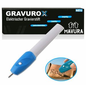 GRAVUROX Elektrischer Gravierstift Gravurstift Graviergerät mini Gravierer Stift