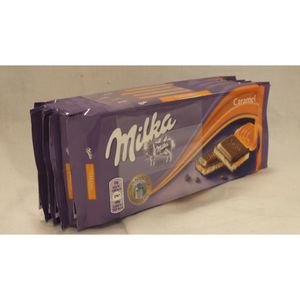 Milka Schokoladen-Tafel Caramel, 5 x 100g (Karamell-Füllung)