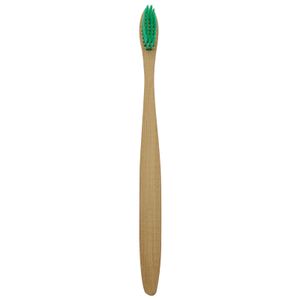 Oral Care Bambus Zahnbürste glatte Kante leicht zu halten weiche Borstenzahn -Zahnfleisch -Pflegewerkzeug-Grün
