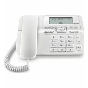 Festnetztelefon Philips M20W/00 Weiß Schwarz