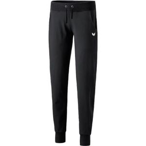 Erima sweatpants with cuff black black 42