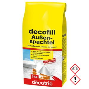 Decotric Decofill Außenspachtel witterungs und wasserbeständig 5000g
