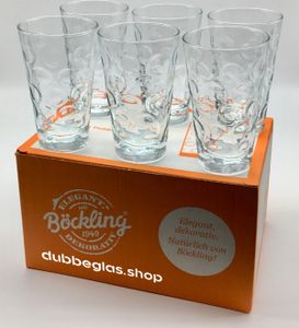 6 x Dubbeglas 0,25 Liter + 6 x "Pfälzer Sprüche" Woideckel - Weinschorle Gläser, Schoppenglas, Pfalz Schorle Gläser, Pfälzer Dubbegläser