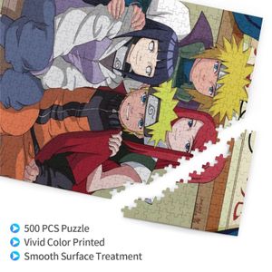 Puzzle 500 Teile Klassische Puzzles Holzpuzzle Naruto Naruto Familie