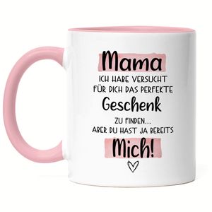 Mama Geschenk Tasse Rosa Mit Spruch Muttertag Humor Sarkasmus Geschenkidee Spruch-Tasse