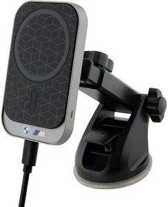 Bmw Uchwyt Indukcyjny Bmmwccmpgpk 15W Na Kokpit/Do Szyby/Do Kratki Czarny/Black Magsafe M Edition