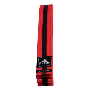 adidas Taekwondo Poomsae Band Rot/Schwarz-260cm