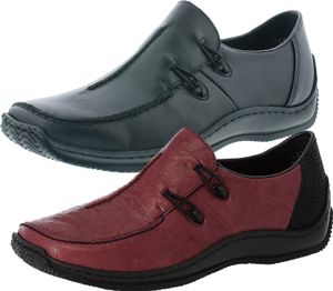 Rieker Damen Halbschuhe Slipper Leder L1751, Größe:41 EU, Farbe:Schwarz Rieker Damen Halbschuhe Slipper Leder L1751, Größe:41 EU, Farbe:Schwarz