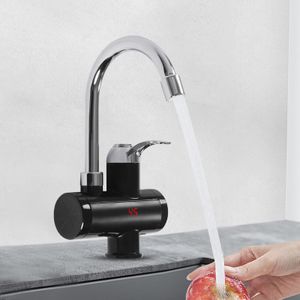 LED Elektrische Wasserhahn  Armatur 360°  Küchearmatur Sofort Heizung
