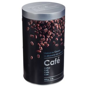 Kaffeedose, 500 g, Metall, schwarz