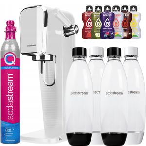 Wassersprudler SodaStream Art Weiß + SodaStream Flaschen 3x1L Fuse + bolero