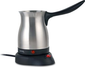 Zeybeks Kaffeekocher, Mokkamaschine, Cezve aus Edelstahl, 500ml mit 800 Watt
