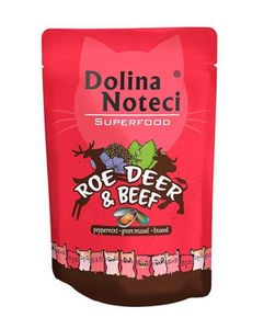 DOLINA NOTECI SUPERFOOD mokra karma dla kota sarna i wołowina 85g DOLINA NOTECI SUPERFOOD mokra karma dla kota sarna i wołowina 85g