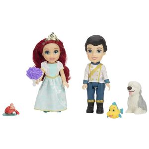 Jakks Pacific Ariel Arielle, Die Meerjungfrau Und Eric Doll 15 Cm Rosa  Rosa One Size