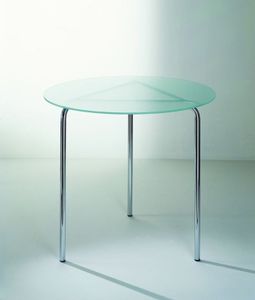 Graepel Tempesta hochwertiger Indoor Tisch aus Edelstahl 1.4016 verchromt