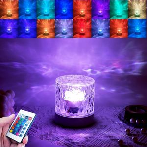 Kristall-Lampe,16 Farben,wechselnde Kristalllampe mit Fernbedienung für Schlafzimmer,Sternenhimmel,Nachtlicht,Kristall-Tischlampen