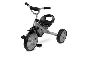 Toyz YORK Mitwachsendes Dreirad für Kinder von 3-5 Jahren - Grau