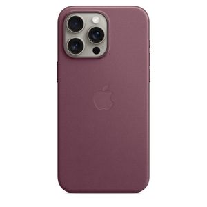 Apple iPhone 15 Pro Max Feingewebe Case mit MagSafe Mulberry iPhone 15 Pro Max