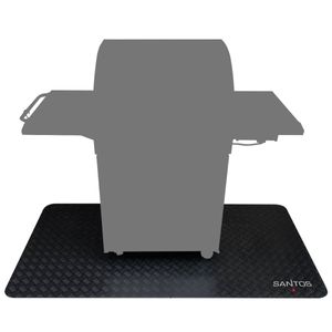 SANTOS BBQ Grillmatte Bodenschutz  190 x 100 cm