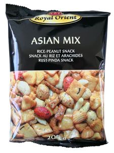 Royal Orient ASIAN MIX Reis- Erdnuss- Snack 200g | Cracker