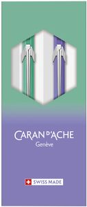 CARAN D'ACHE Schreibgeräte-Set BOREALIS grün / violett