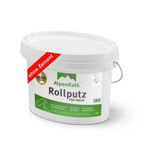 AlpenKalk® Rollputz rau (1,0 mm) jetzt 7 kg (5+2) / ca. 12 m²