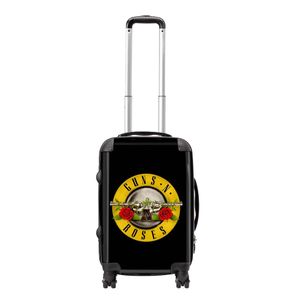 RockSax - Príručný kufor so štyrmi kolieskami "Bullet Logo", Guns N Roses RA474 (jedna veľkosť) (čierna/žltá/červená)
