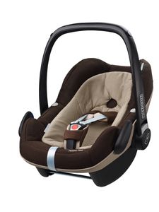 Maxi-Cosi Pebble Plus i-Size Babyschale, Gruppe 0+ Autositz für Babys, inkl. Sitzverkleinerer, nutzbar ab der Geburt bis ca. 12 Monate (0-13 kg / 45-75 cm), Earth brown