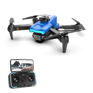 Ferngesteuerte Drohne mit Daul-Kamera 4K-Ferngesteuerter Quadcopter mit Funktion Vierseitige Hindernisvermeidung Optische Flusspositionierung Gestenfotografie mit Aufbewahrungstasche